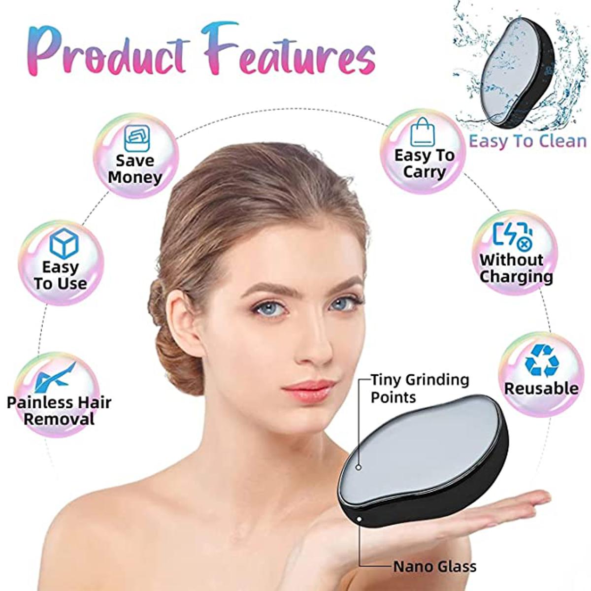 Painless And Reusable Crystal Hair Remover