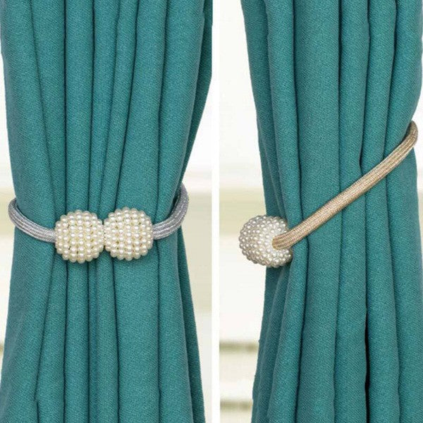 Magnetic Pearl Curtain Tiebacks (FREE SHIPPING 🚚)